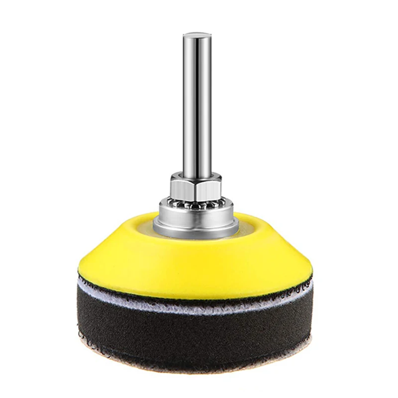 

Quality 2 Inch Hook and Loop Sanding Disc Replacement Pad with 1/4 Inch Shank Drill Attachment and Foam Buffing Pad, 6 Pack