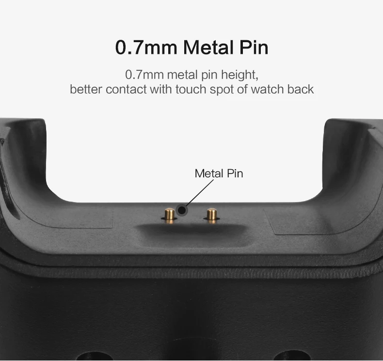 Зарядное устройство для часов SIKAI с зажимом для Amazfit Bip BIT PACE Lite, Молодежные часы, usb зарядная док-станция для Xiaomi Amazfit Smart Watch