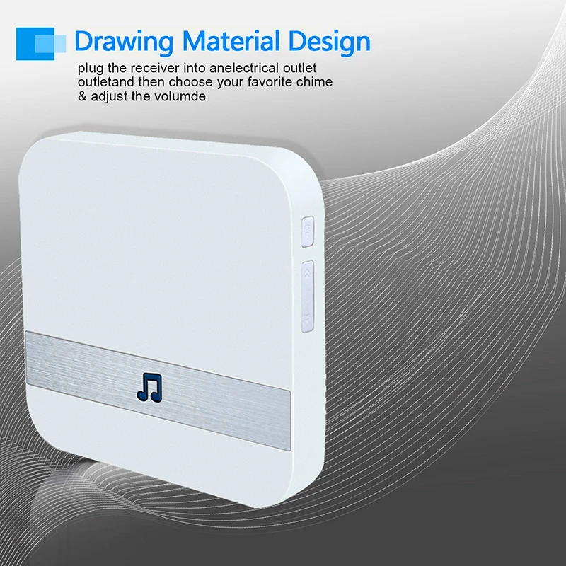 2020 Новый P5b Домашняя безопасность приветствуется беспроводной дверной звонок Ding