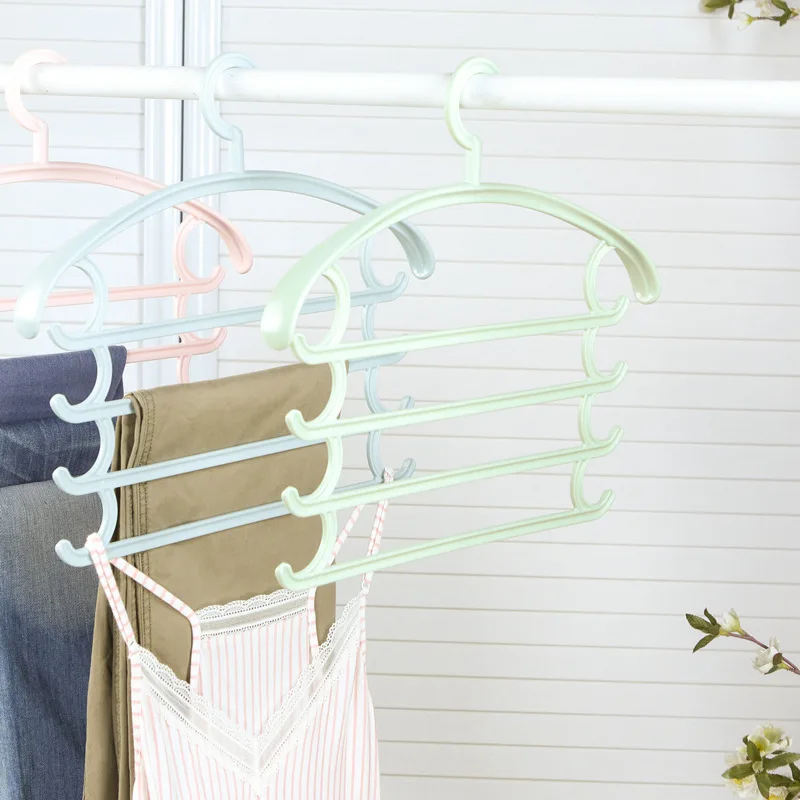 Многофункциональная Волшебная вешалка для брюк в домашнем шкафу шарф приема