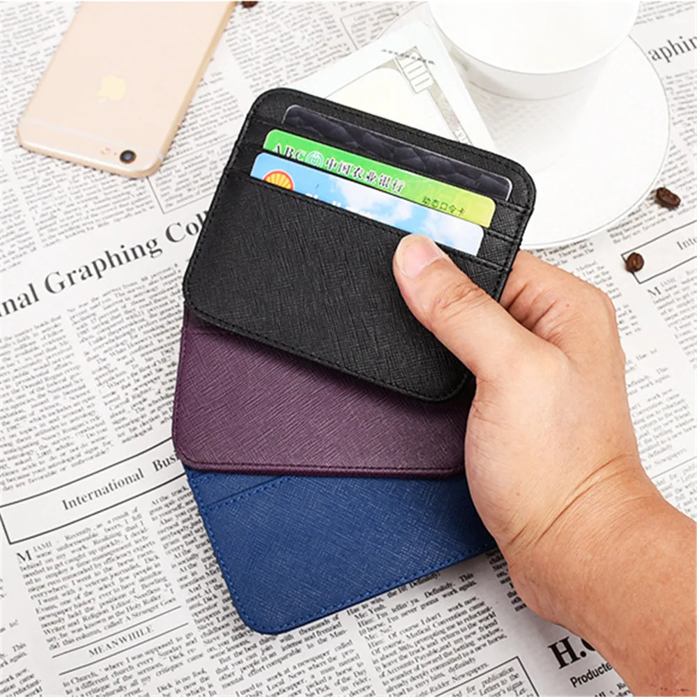 

Id Business Holder Credit Pu Coin Purse Wallet Color Mini 3