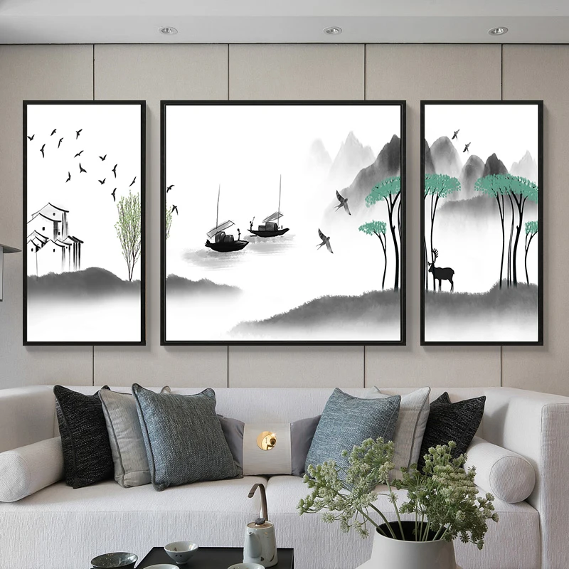 Картина по номерам художественная живопись декоративная Jiangnan Весенняя серия