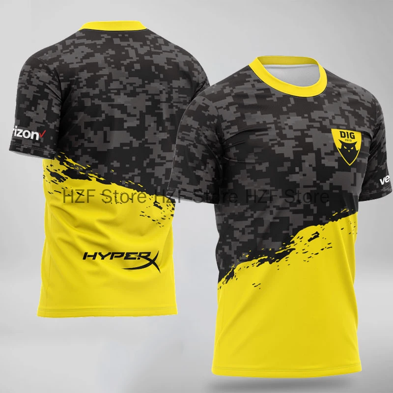 

Game T-shirt Customized ID Name Men Women Tshirt CS:GO DOTA Team Dignita DIG Uniform Player Jersey T Shirt Fans Tee Shirt Collar