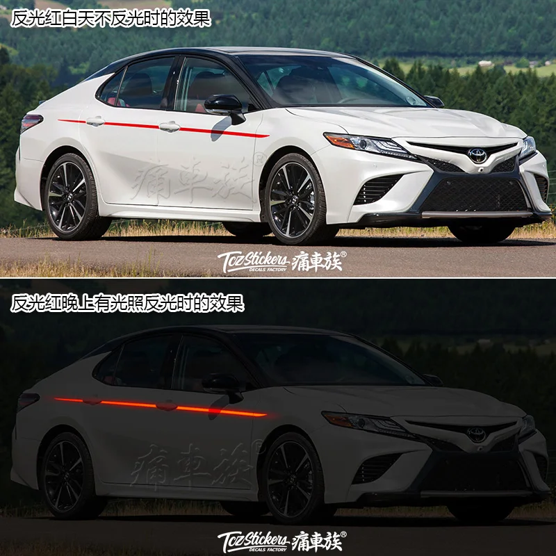 Автомобильная Наклейка для Toyota Camry 2018-2019 наклейка наружного украшения кузова