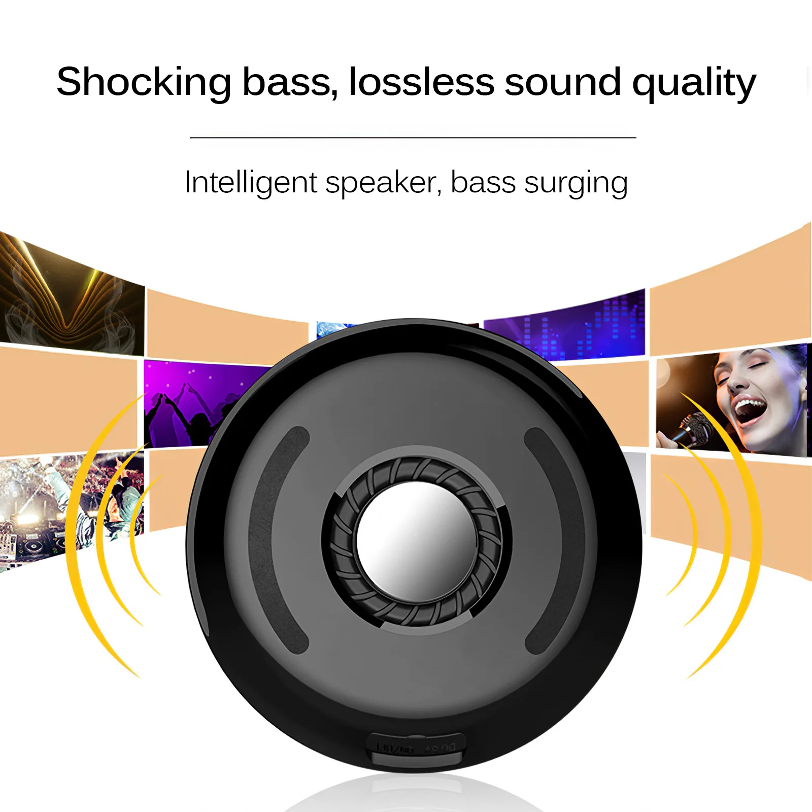 2021 New LED Light Floating Bluetooth Speaker Waterproof IPX6 Swimming Soundbox With Touch Buttons Mini Pool |