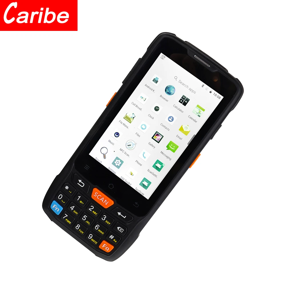 Caribe PL 40L промышленный кпк портативный сканер 2D штрих кода с NFC RFID GPS Bluetooth|android|android