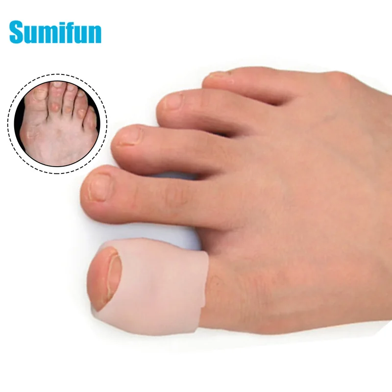 4 шт. силиконовые протекторы для большого пальца ног|Инструмент ухода за