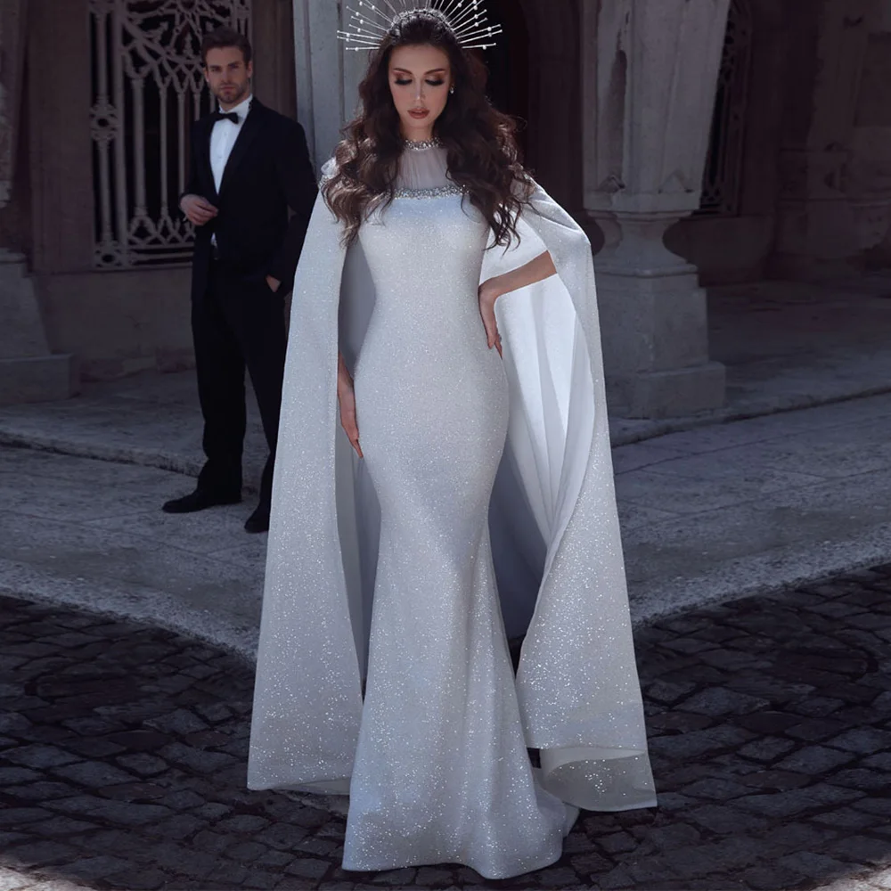 Длинное вечернее платье с серебряными блестками роскошное длинное длинным