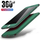 360 полноразмерные чехлы для телефонов со стеклом для Iphone 12 11 Pro Max XR XS X, защитный чехол для Iphone SE2020 8 7 6 6S Plus, зеркальный чехол