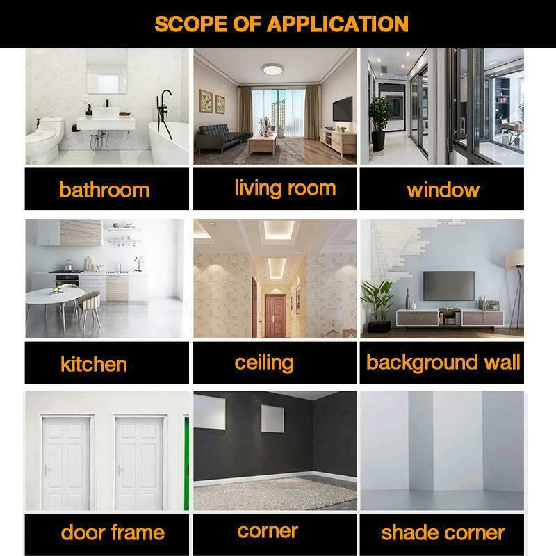 Self-adhesive Ceramics Tile Mildewproof Edges Tape Decorative Corner Side Strip NIN668 | Дом и сад
