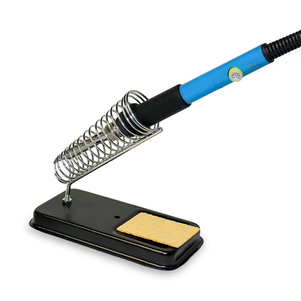 Электрический паяльник подставка держатель с сварочной чистящей губкой коврик