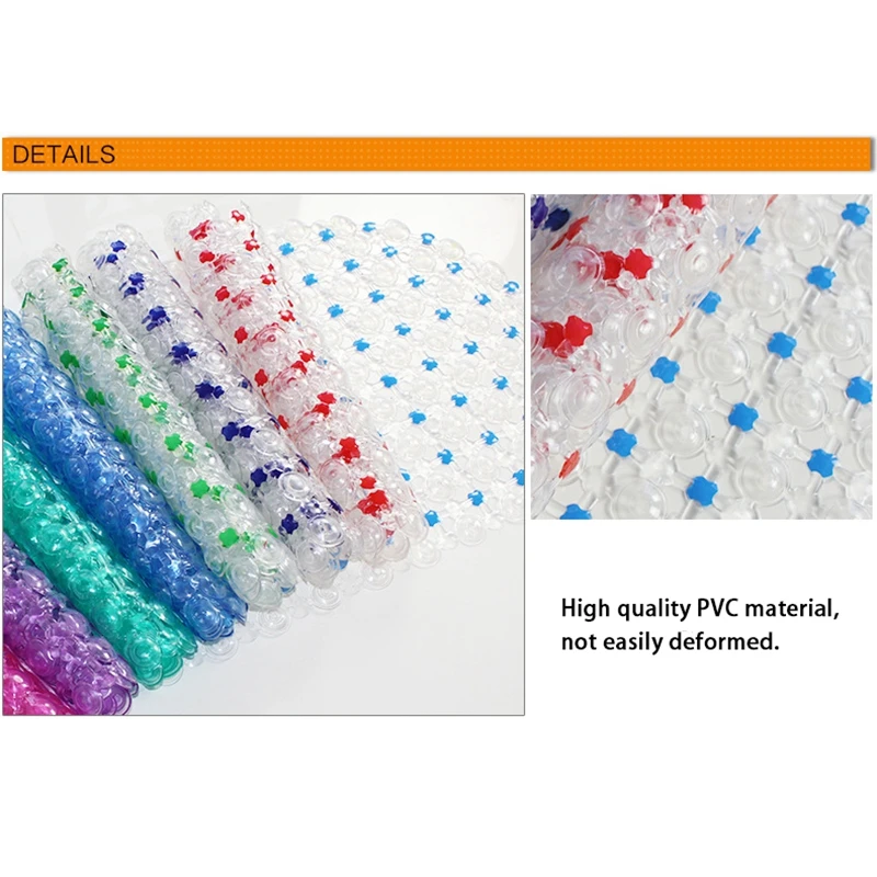 ПВХ Туалет коврики для ванной душ ванная комната ковер всасывания Нескользящие