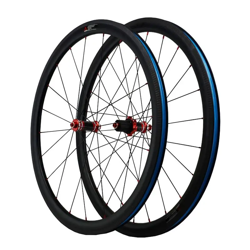 УГЛЕРОДНЫЙ шоссейный велосипед колеса прямо тянуть низкое сопротивление