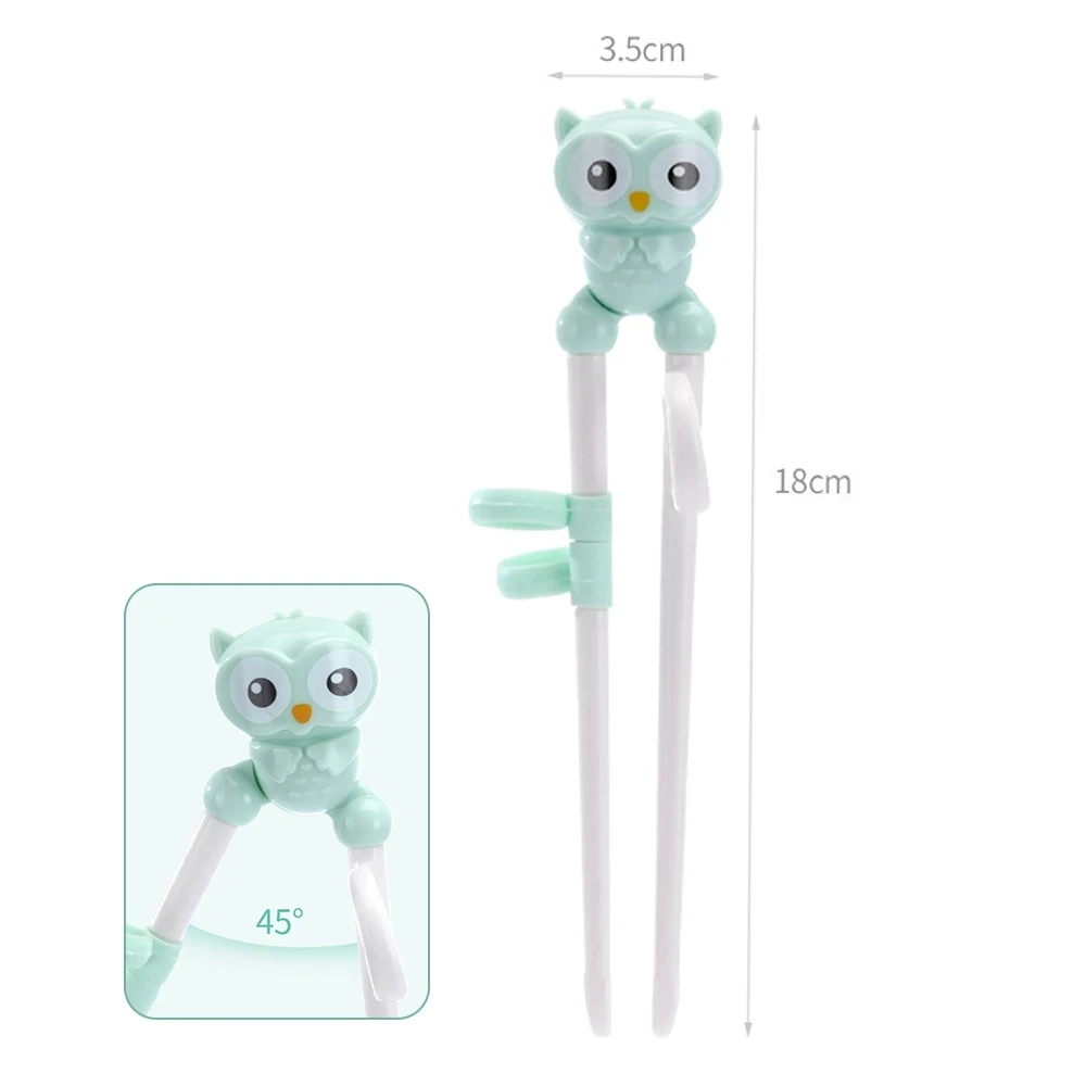 

1Pair Of green Pink Cute Cubs Learning Training Chopsticks Kids Children Chinese Chopsticks Learning Gifts Kitchen Accessories