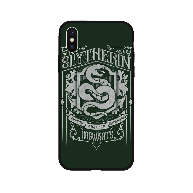Magic school Gryffindor мягкий силиконовый черный чехол для телефона iPhone11 pro 5 5S se 6 6s 7 8 plus X Xs XR max