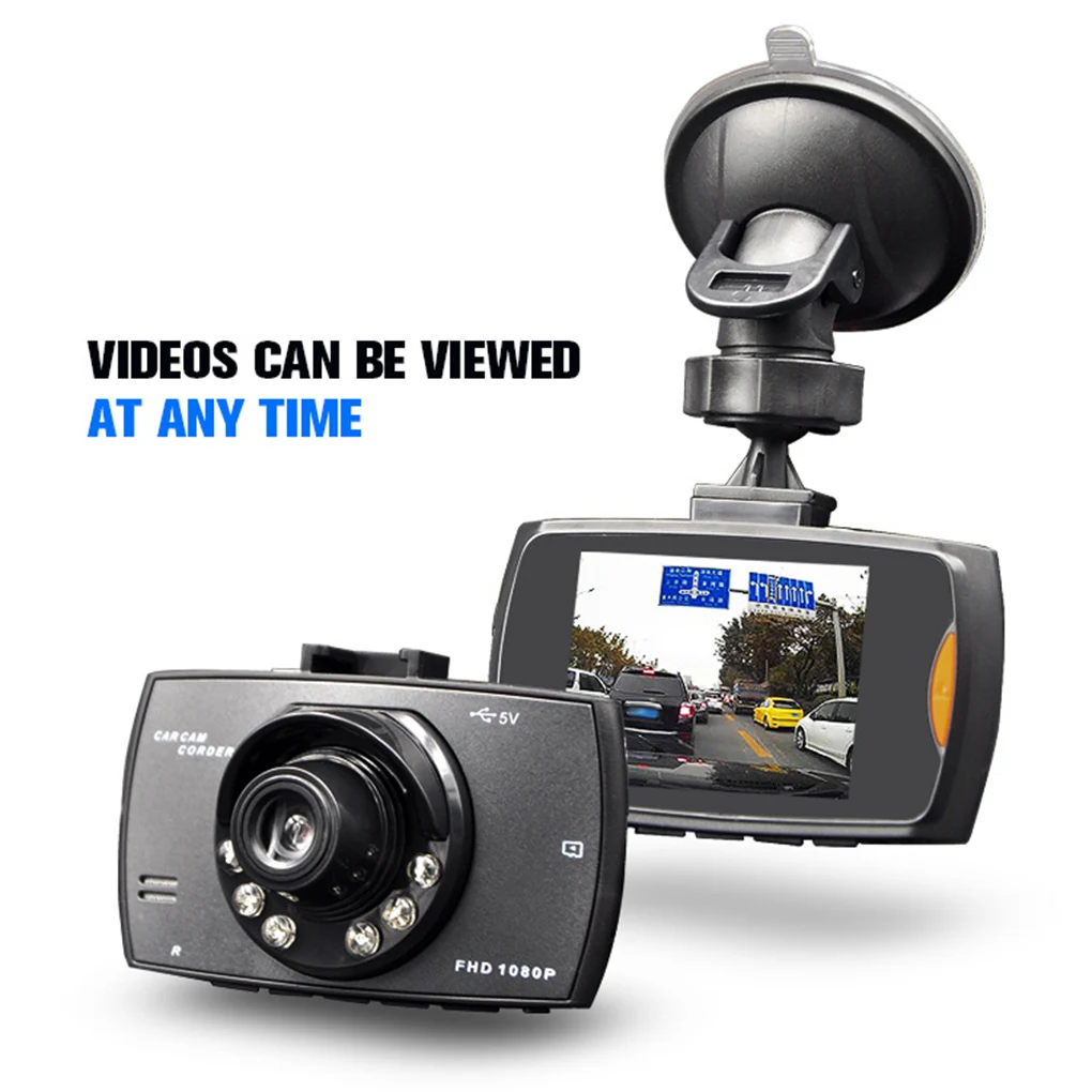 Car Camera Full HD 1080P 2.7&quot Dvr Driving Recorder + Motion Detection Night G-Sensor 32GB DVRS Dash Cam | Автомобили и