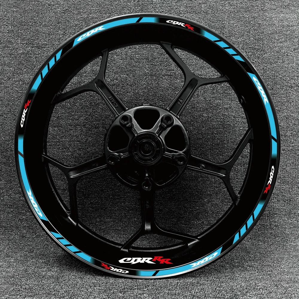 12 X Толстые края, внешний обод, наклейка, полоса, Переводные картинки для колес, подходят для всех моделей honda REPSOL HRC CBR250RR CBR400RR CBR600RR CBR1000RR