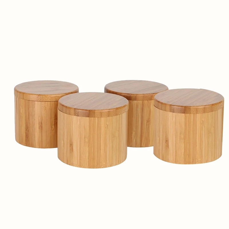 

4 шт. хранения соли Коробки пластиковый ящик для хранения с Магнитный поворотный крышки контейнера для Кухня контейнеры для хранения