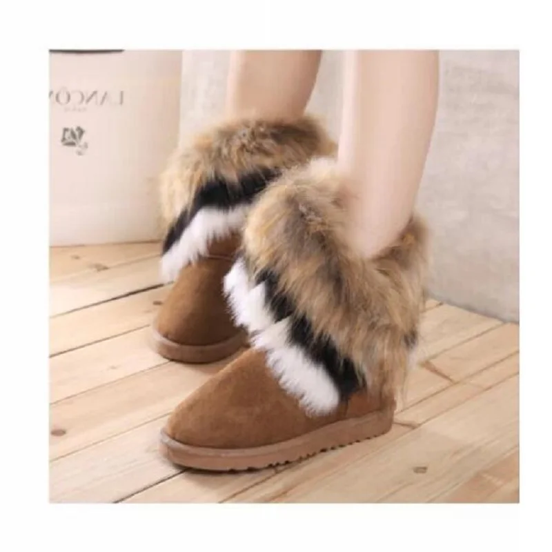 Осенне-зимние теплые зимние ботинки со встроенной подкладкой из искусственного