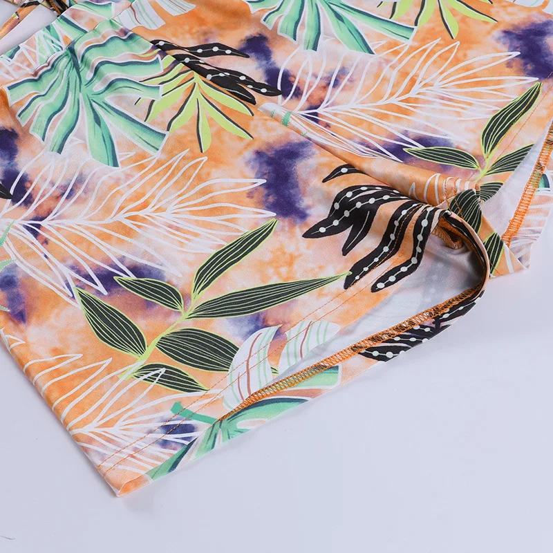 

Printing Halter Crop Tops Women Bandage Sexy Backless Tanks Vest Skinny Party Clubwear Female Hot Outwear Outfits Summer