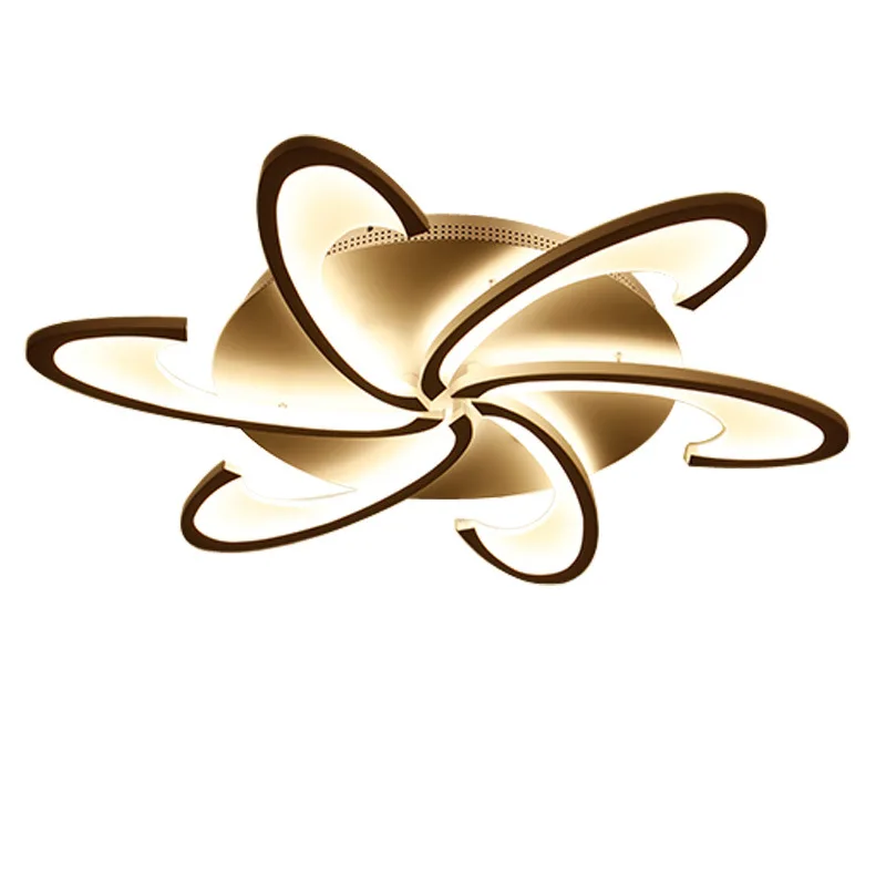 Современное простое белое светодиодное освещение на крышу круговое Модное