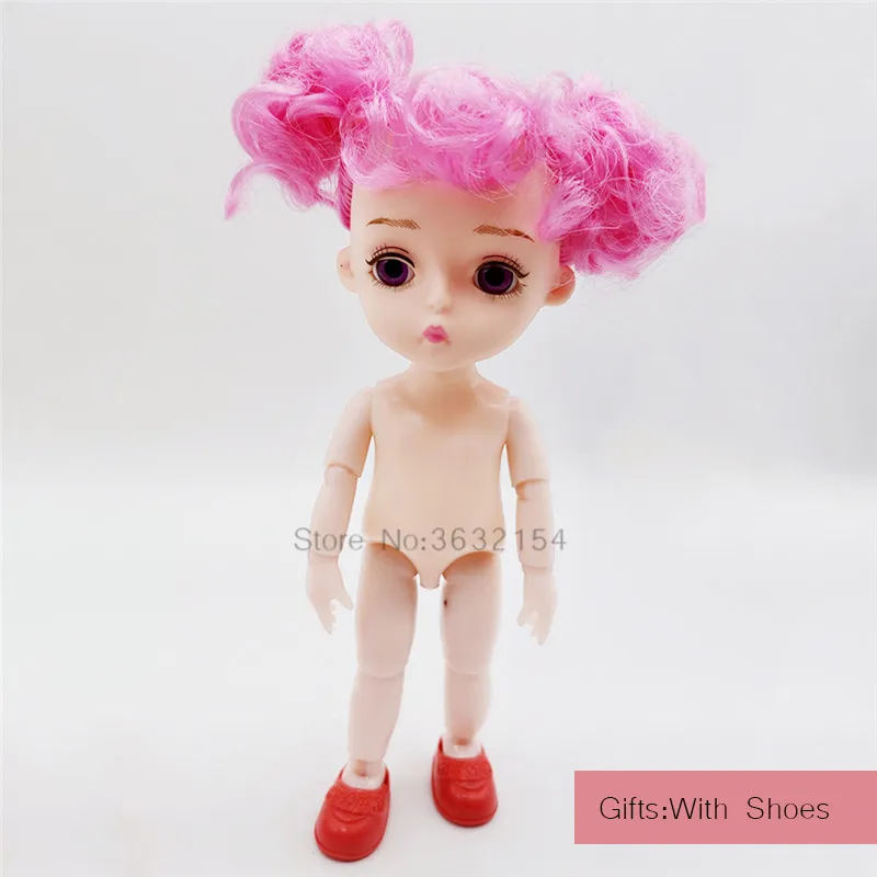 E Doll 1/12 BJD куклы 13 шарниров DIY наряды Прекрасная принцесса куклы игрушки ручной работы оригинальные куклы для девочек игрушки для детей подарки на день рождения - Цвет: E Doll