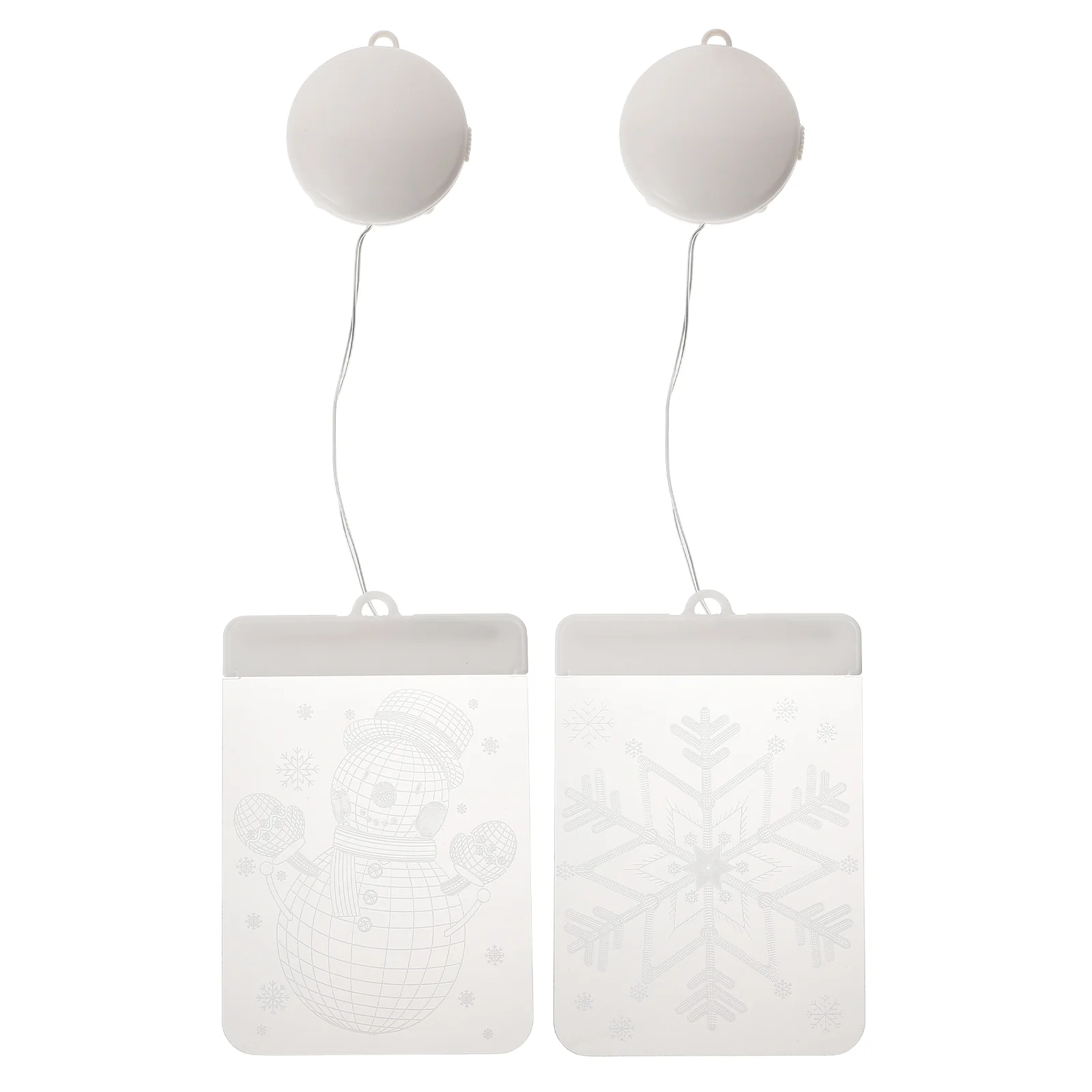 

2 шт., рождественские светильники на присоске