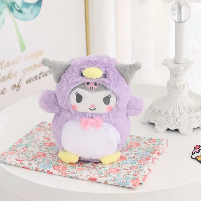Kawaii Takara Tomy Sanrio плюшевые игрушки пушистые набивные Kuromi Cinnamoroll My Melody Rogdoll Dol аниме