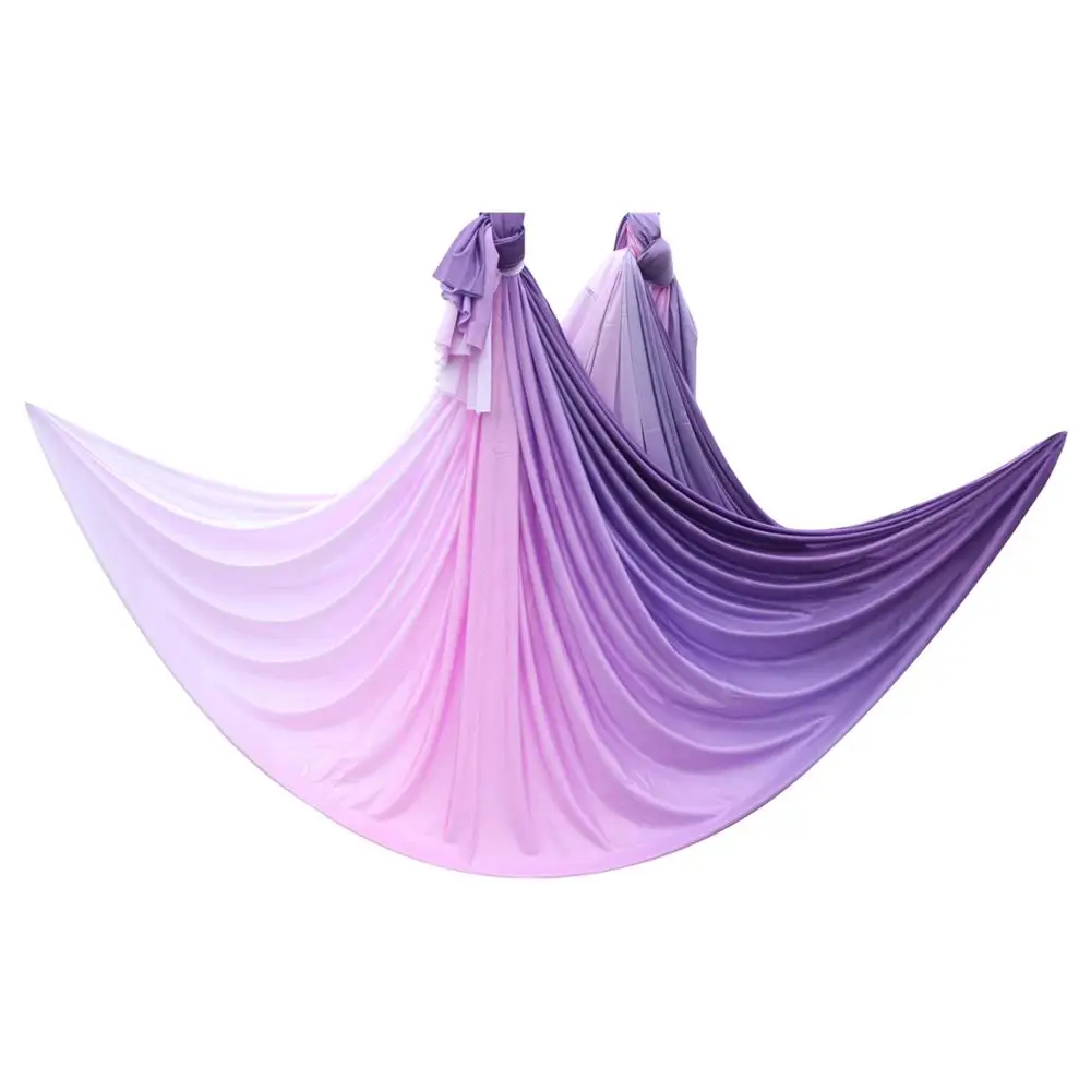 

Aeria Yoga Hammock Set High Strength Colorful 5mx2.5m Anti-Gravity Yoga Belts for Exercise Air Yoga Hammock Kit Swing Bed