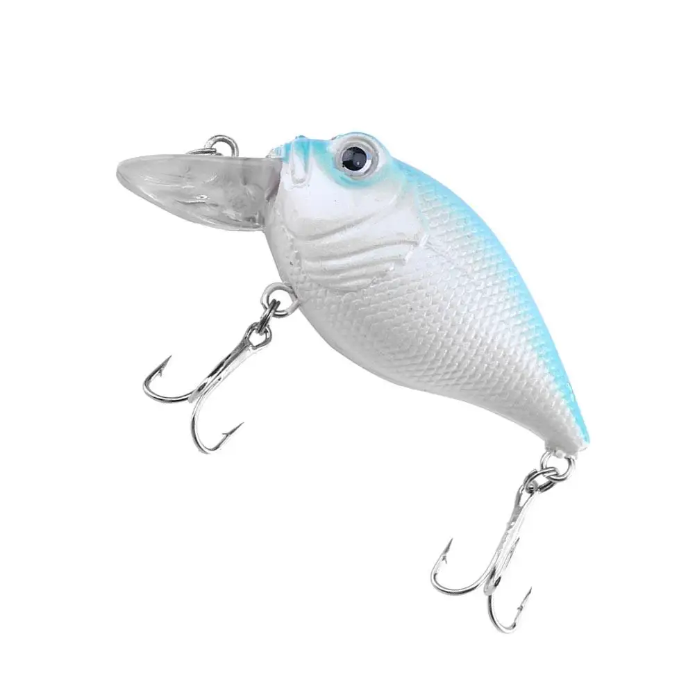 1 шт. 8 см твердая искусственная приманка рыболовная плавающая наживка Minnow 3D глаза