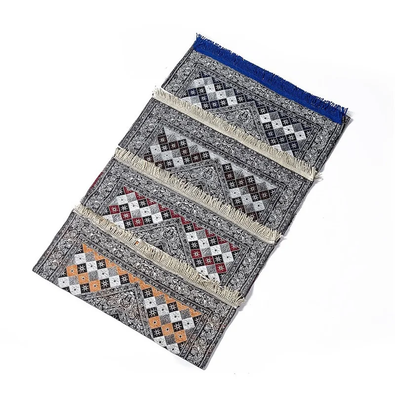 Оптовая продажа сине-красный молитвенный коврик Молитвенное одеяло для