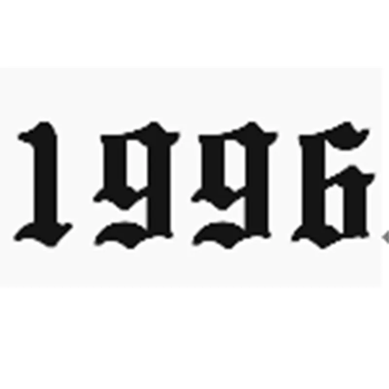 1996 Год, ожерелье из нержавеющей стали для женщин, ожерелье с цифрами на заказ, ювелирные изделия на заказ, ожерелье с цифрами на год, воротник de Moda - Окраска металла: 1996