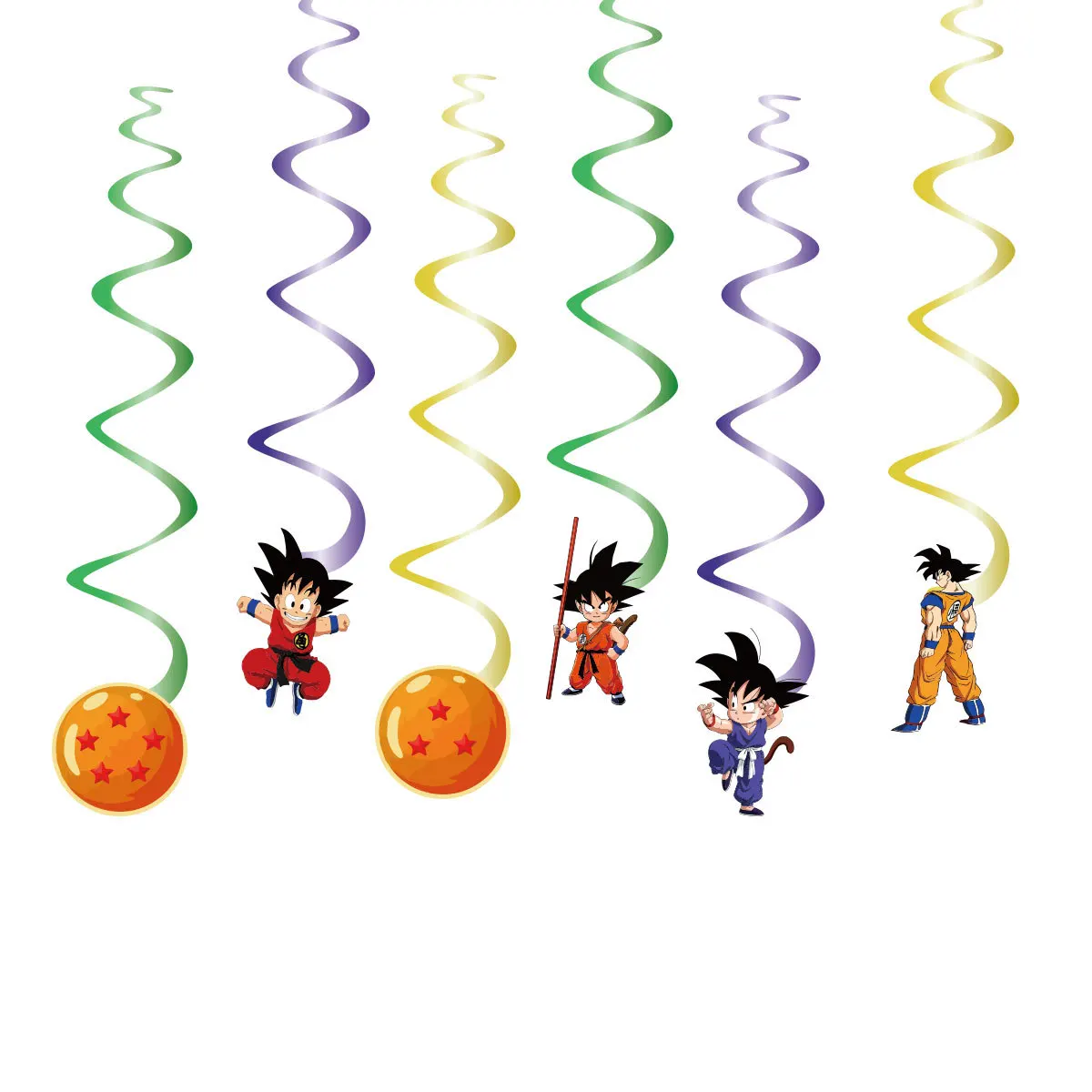 Аксессуары для детской вечеринки в стиле аниме Super Son Goku | Дом и сад