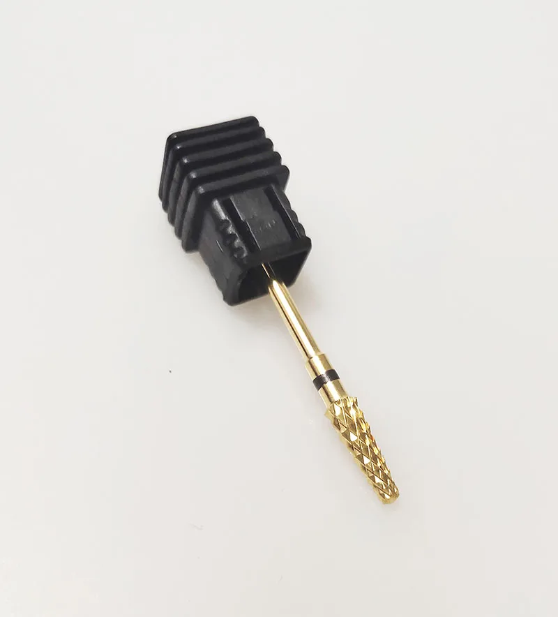 

Easy Nail Drill Bit Carbide Gold drills Electric Milling Cutter Manicure Drills Bits Nail Art Equipment Pedicure Tools l0412