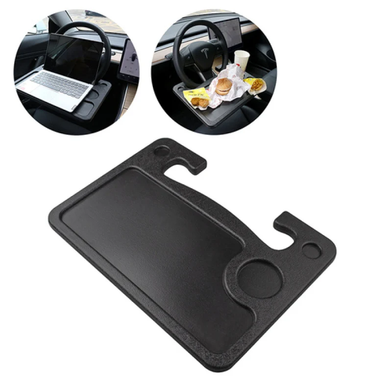 

Car Laptop Desk, Multi-function Beverage Holder for Car, Writing Desk, Steering Wheel Table