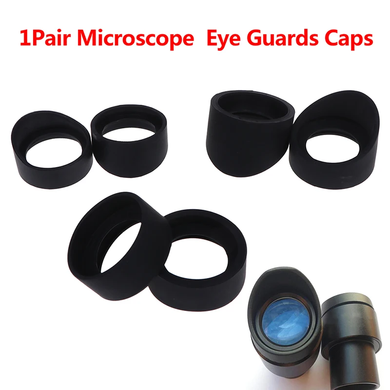 Одна пара резиновые защитные очки для очков крышки стерео микроскопа внутренний