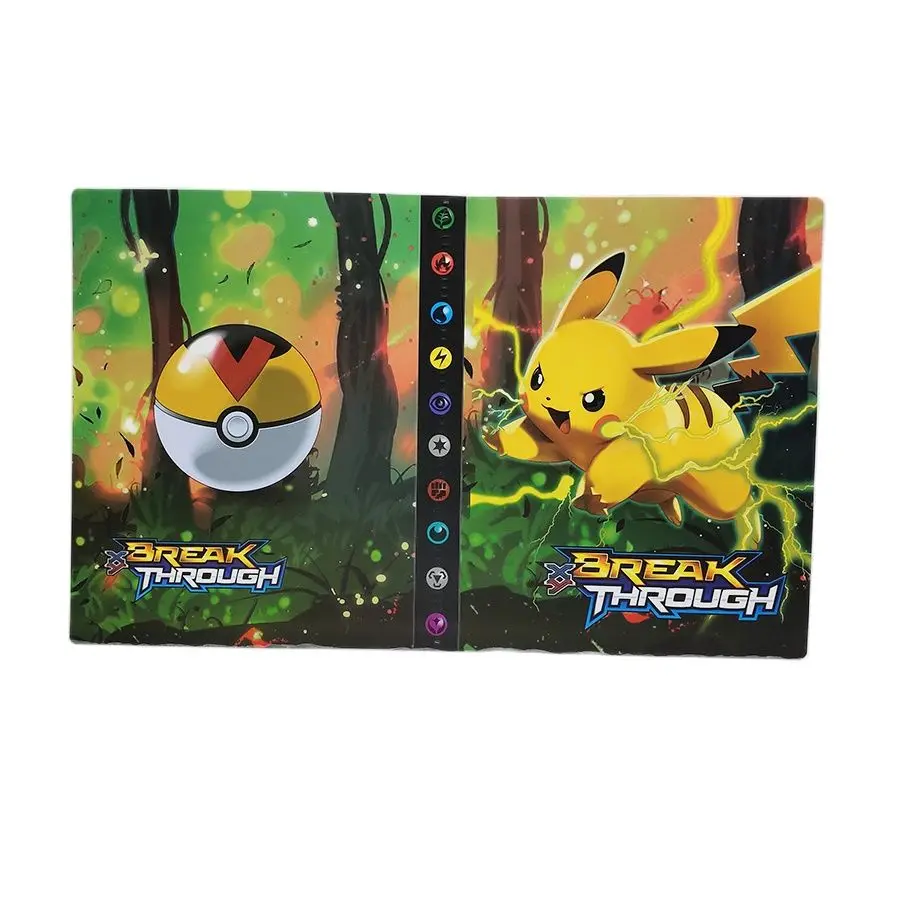 

Pokemon Photocard Cards Holder 120 Pockets High Capacity Game Card Collection Book 3 inch Pictures Storage Photo Album
