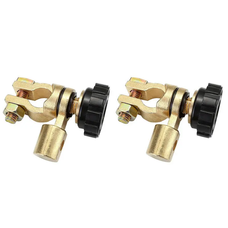 

2PCS Car Battery Terminals Quick Disconnect Auto Boat Post Off Master Kill Switch