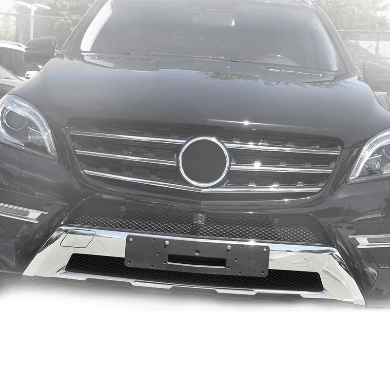 Защита переднего бампера из АБС-пластика для Mercedes Benz W166 2012-2015