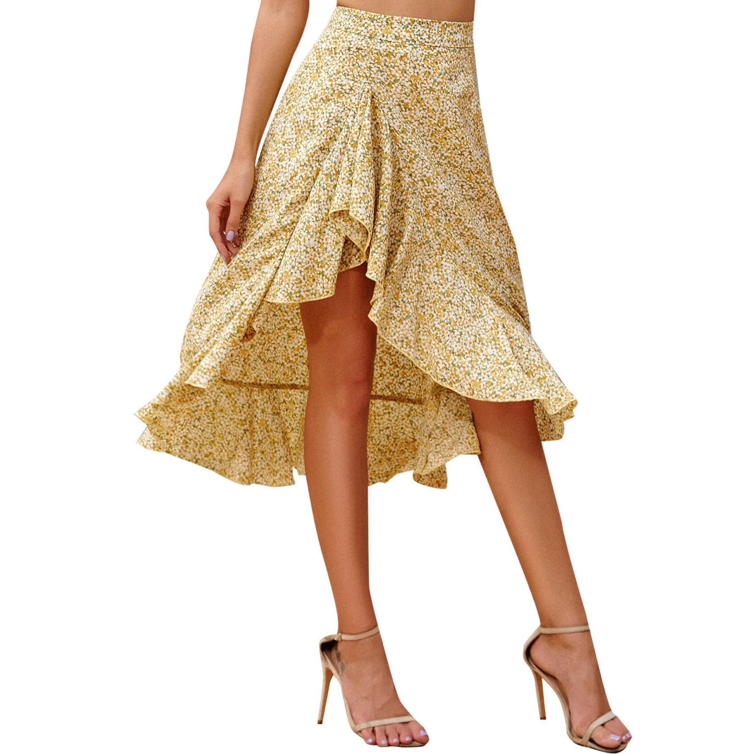 

summer fashion women's skirt plaid denim zaraing female 2021 y2k mini high waist gothic fairy yarn a-line skirt