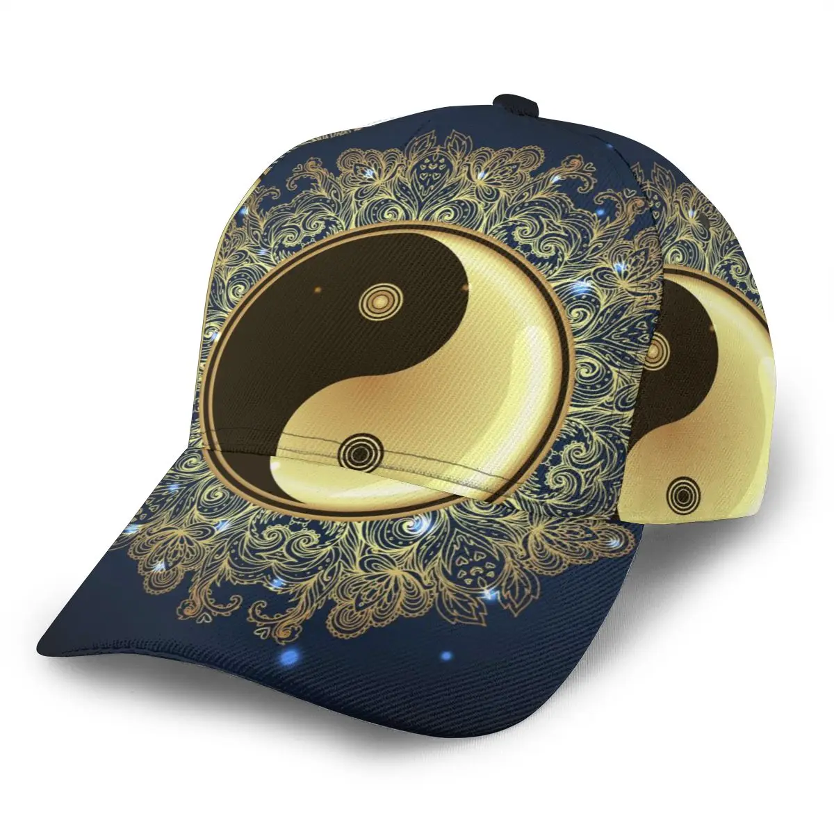 

Mandala Yin Yang Symbol Outdoor Sport Caps Baseball Hat Men Women Visor Cap Baseball Cap Street Hip Hop Caps
