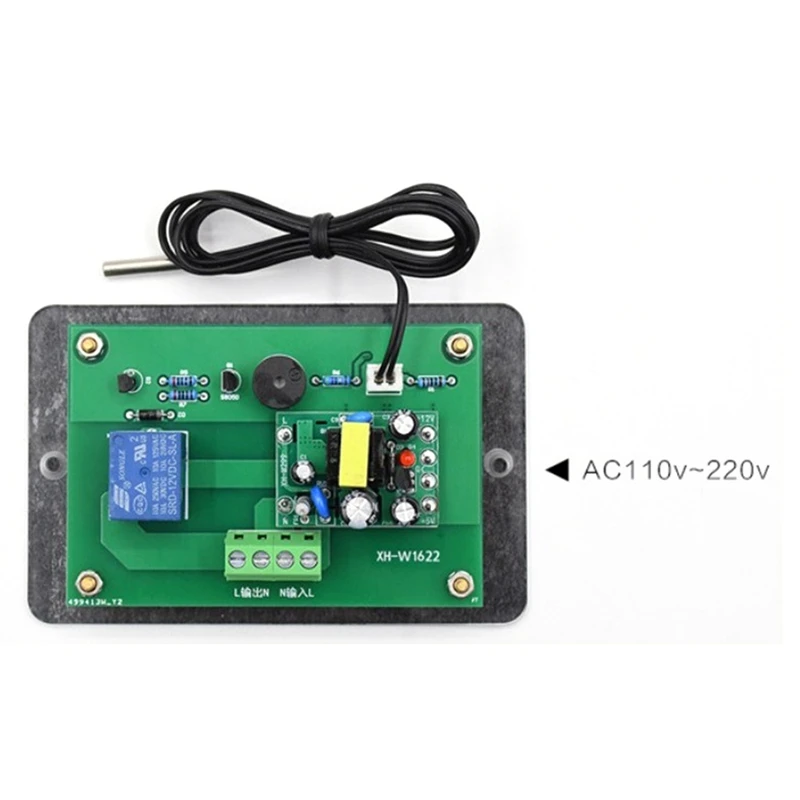 

XH-W1622 LCD Digital Thermostat LCD Display Incubation Constant Temperature Heating Controller Pet Box,110-220V