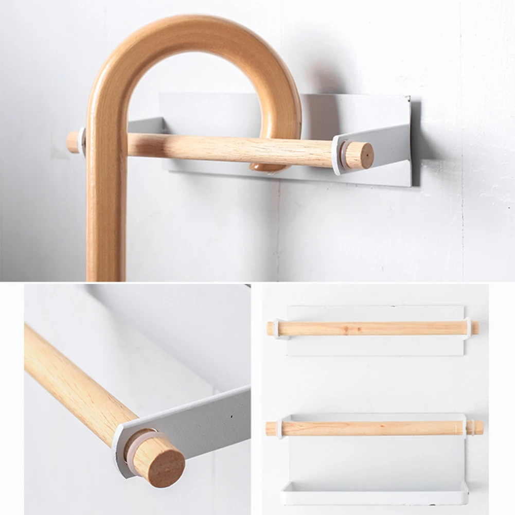 

Wall Mounted Magnetic Storage Home Decoration Iron Umbrella Holder Keep Clean Space Saving Stable Drip Tray Indoor Multifunction