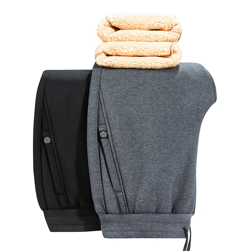 Штаны мужские зимние с меховой подкладкой флисовые тренировочные штаны 8xl |