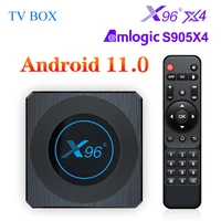 smart home x96 x4 s905x4 smart tv box android 11 4g 32g dual wifi bt4 1 8k youtube 1000m media player set top box tv receivers