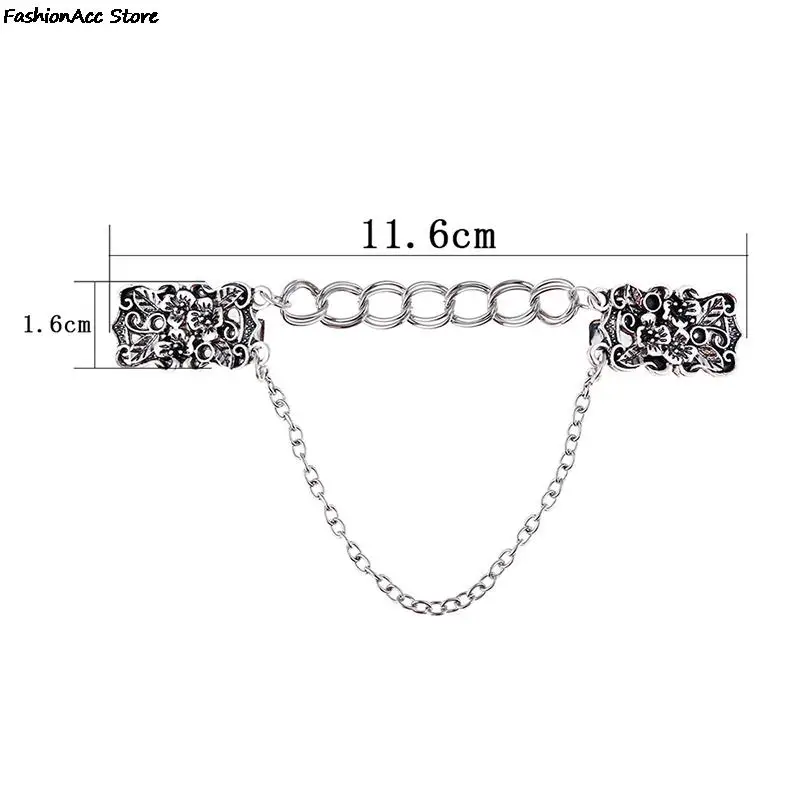 Кардиган Свитер блузка брошь для шали рубашка воротник Ретро стиль утка зажим