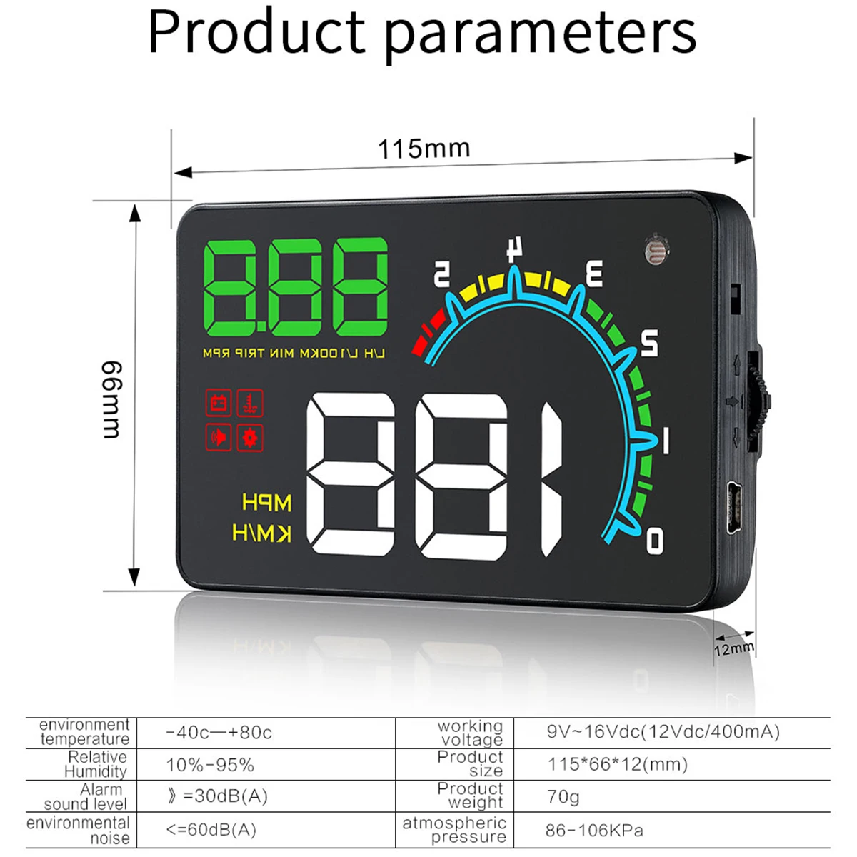 D3000 4 &quotgps скорость Автомобильный дисплей многофункциональный цифровой