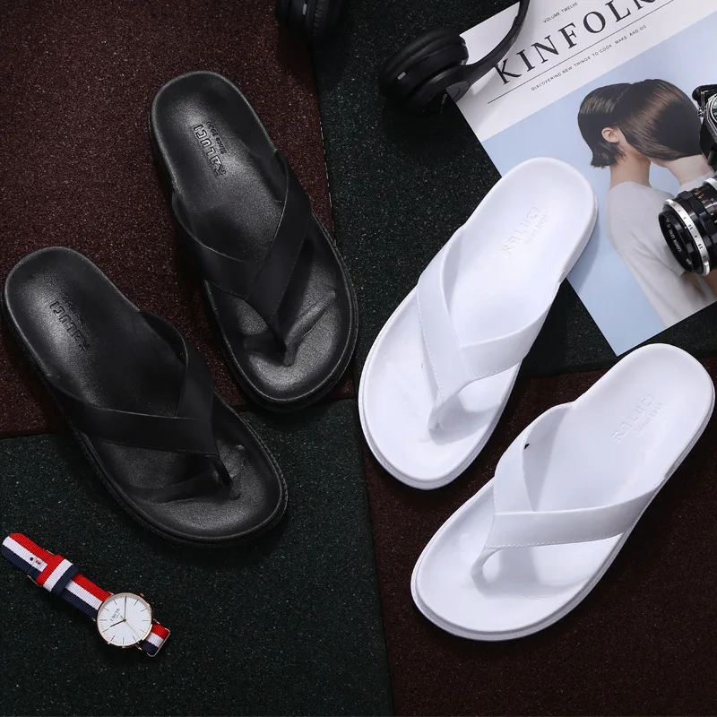 New Arrival Summer Men Flip Flops High Quality Beach Sandals Non-slide Male Slippers Zapatos Hombre Casual Shoes 678 | Обувь