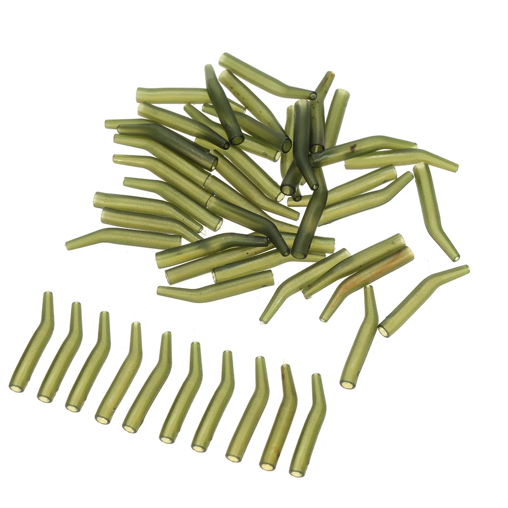 50 шт./лот рыболовный крючок для ловли карпа втулка волос леска выравнивающие