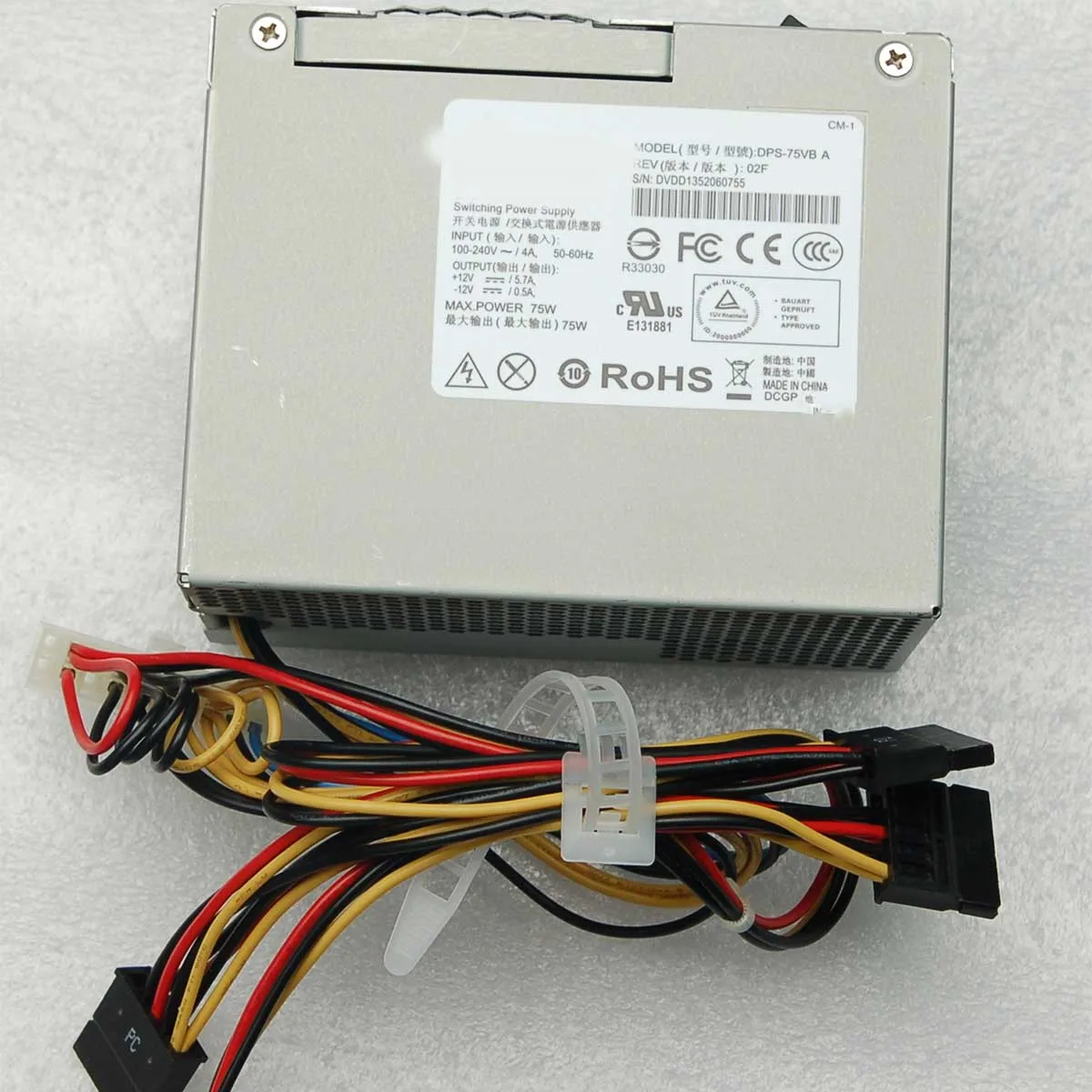 Used for DPS-75VB B DPS-75VB A for Dahua 4SATA Power Supply 12V 75W Psu